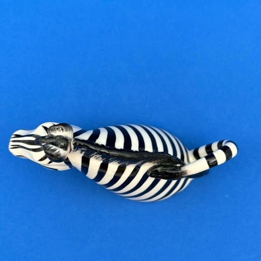 Fitz & Floyd Ceramic Zebra Creamer